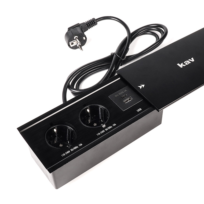 BA01CZ-B1 Sliding Cover Standard Socket Desktop