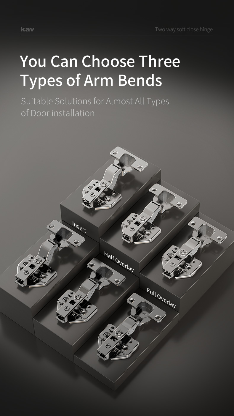 Two way 3D soft close hinge