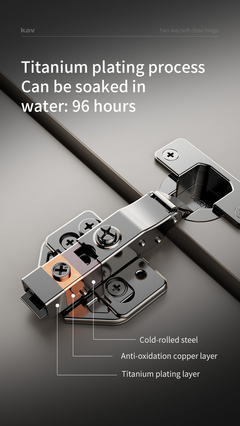 Two way 3D soft close hinge