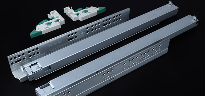 Full Extension Synchronize Soft Close Concealed Slide(With Handle)