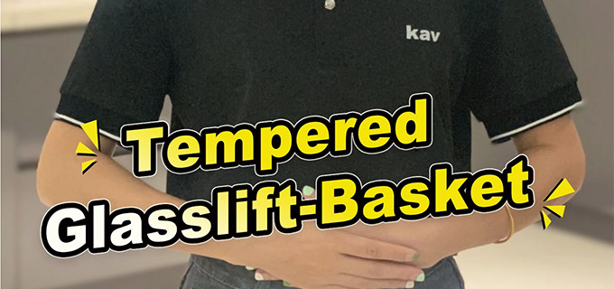 Pull out lifting glass baskets - good wall cabinet products are in kav