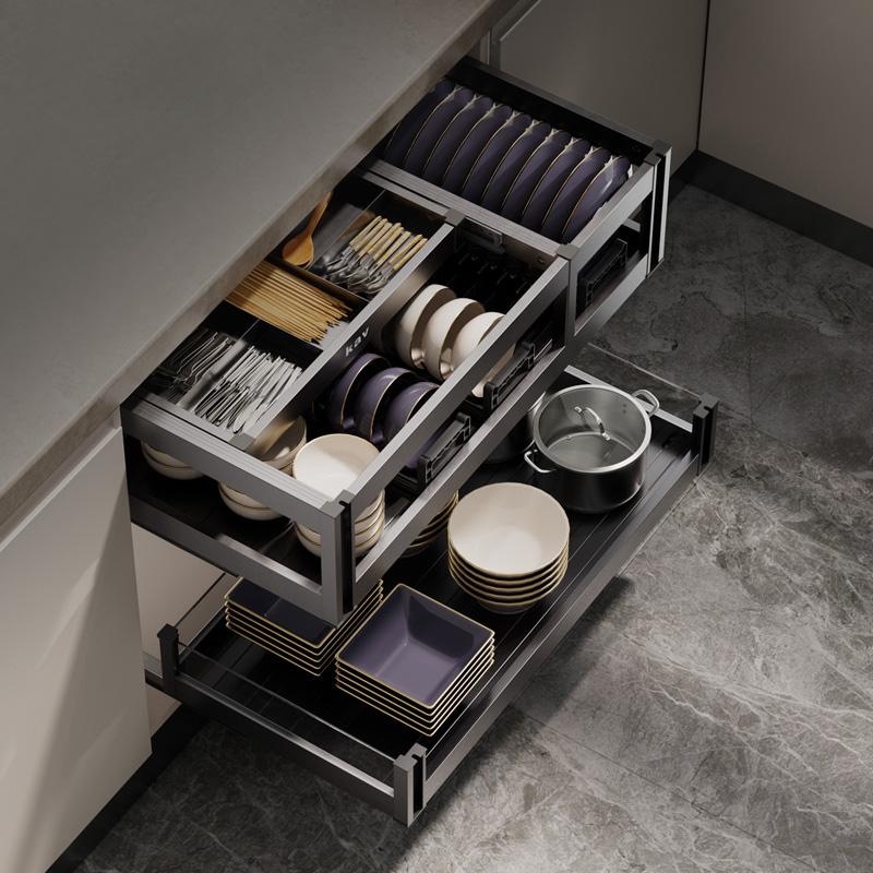 A1 Large-Capacity Pull-Out Storage Basket