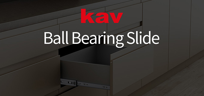Say goodbye to drawer troubles! kav ball bearing slide rail