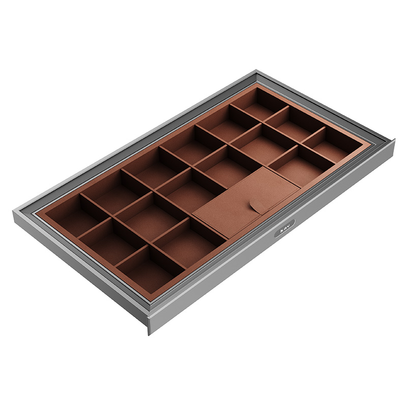 18A03 Leather Jewelry Storage Box kav Mousant Series Wardrobe Accessories