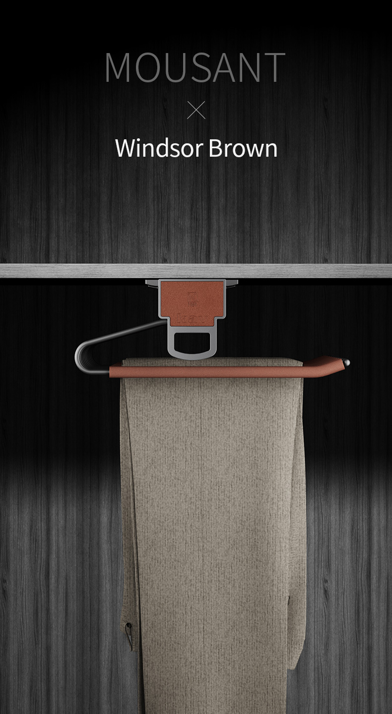 Top Mounted Single Row Pants Rack