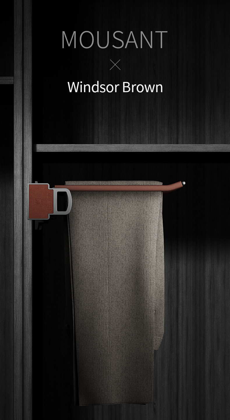 Side Mounted Pull Out Pants Rack