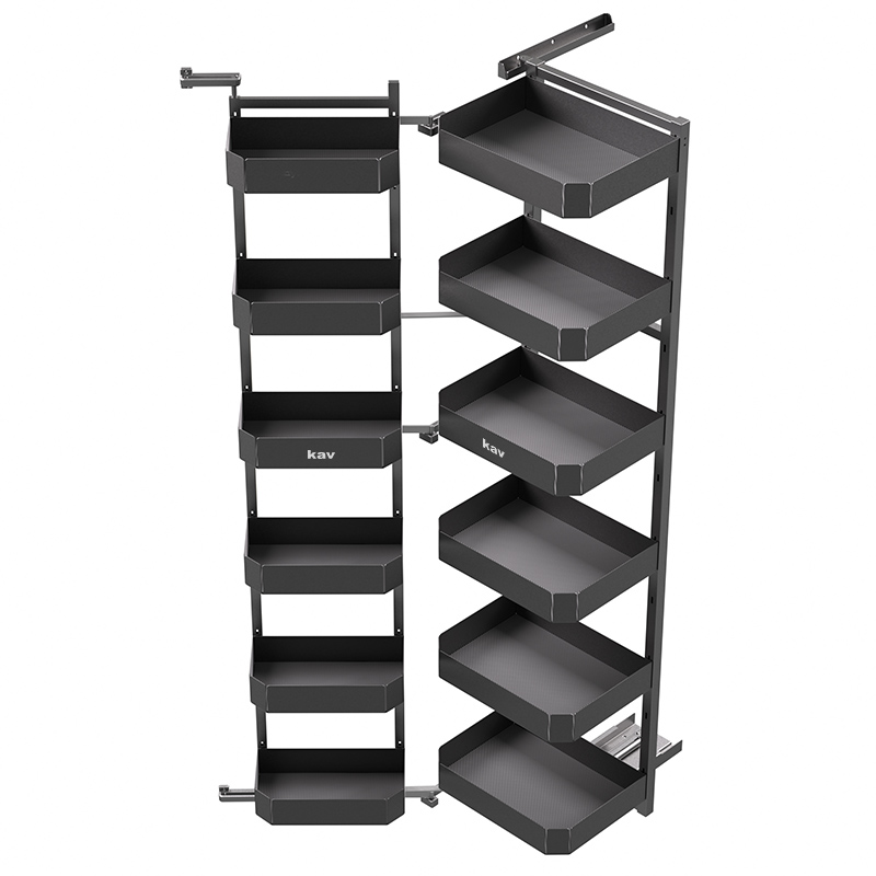 Double storage large pull-out basket