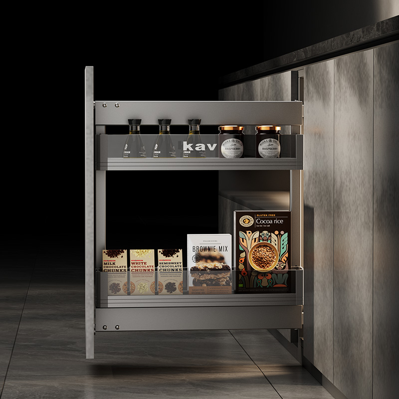 Glass Side Pull-out Basket