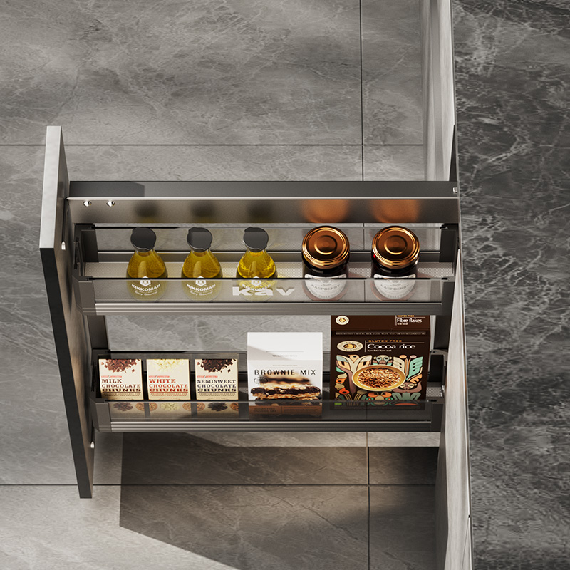 Glass Side Pull-out Basket