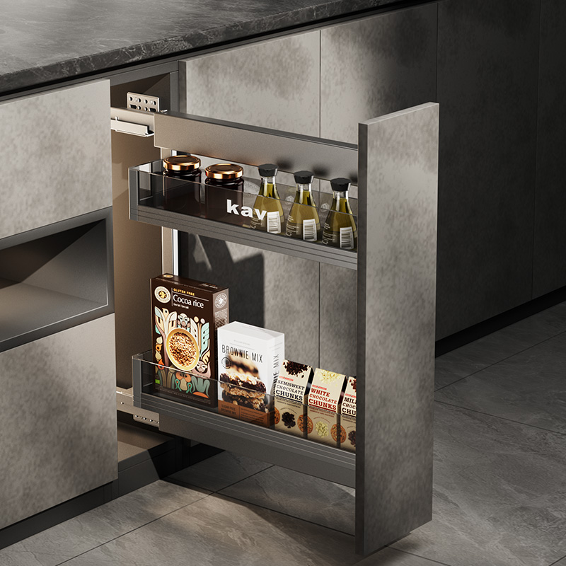 Glass Side Pull-out Basket