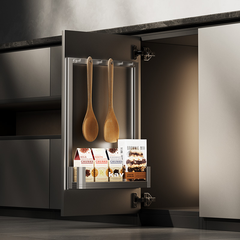 Glass Back-of-Door Hanging Basket