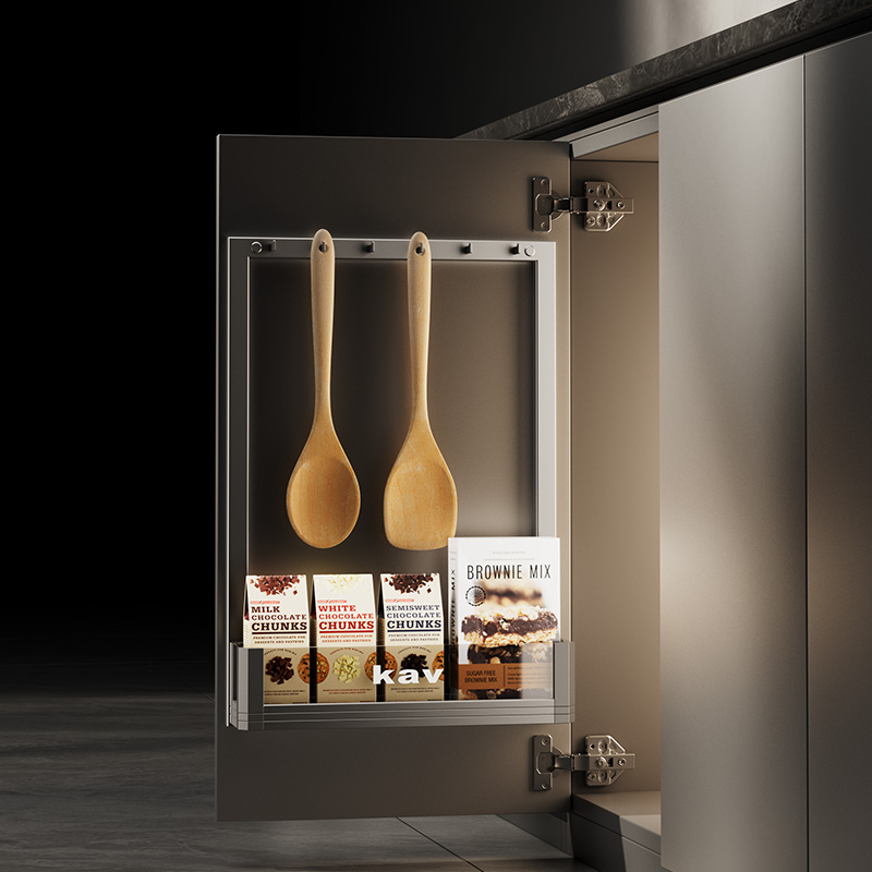 Glass Back-of-Door Hanging Basket