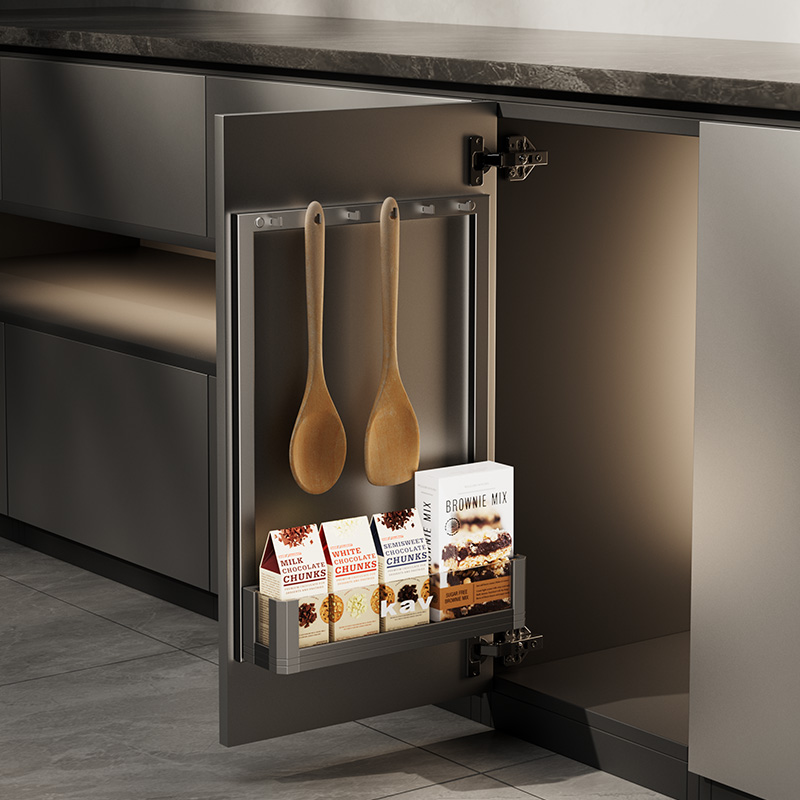 Glass Back-of-Door Hanging Basket