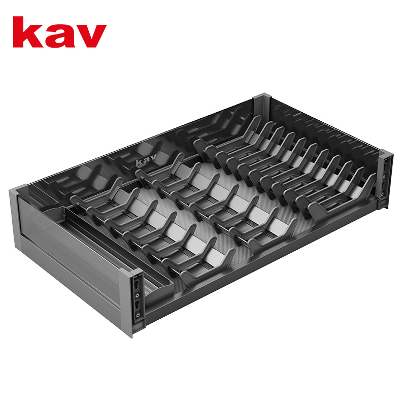 Glass Pull-out Kitchen Cabinet Basket