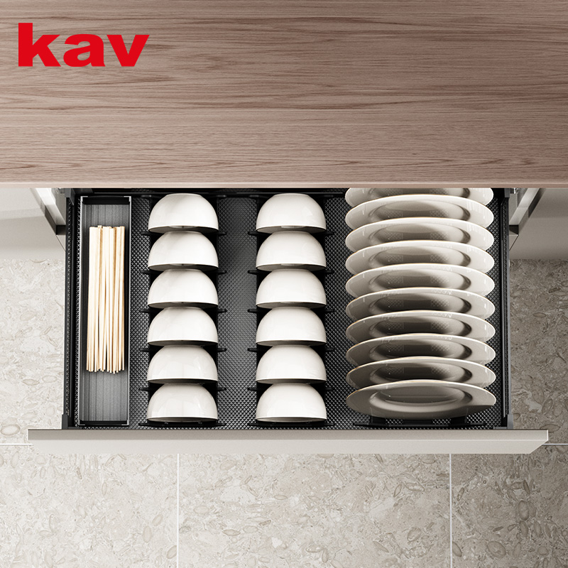 Glass Pull-out Kitchen Cabinet Basket