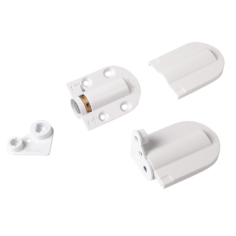 Drop down soft close hinge for jewelry box