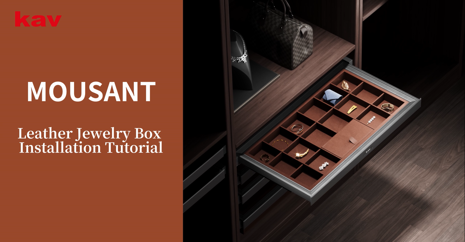Luxury in Every Detail: 3D Step-by-Step Installation for the 18C03 Leather Jewelry Box