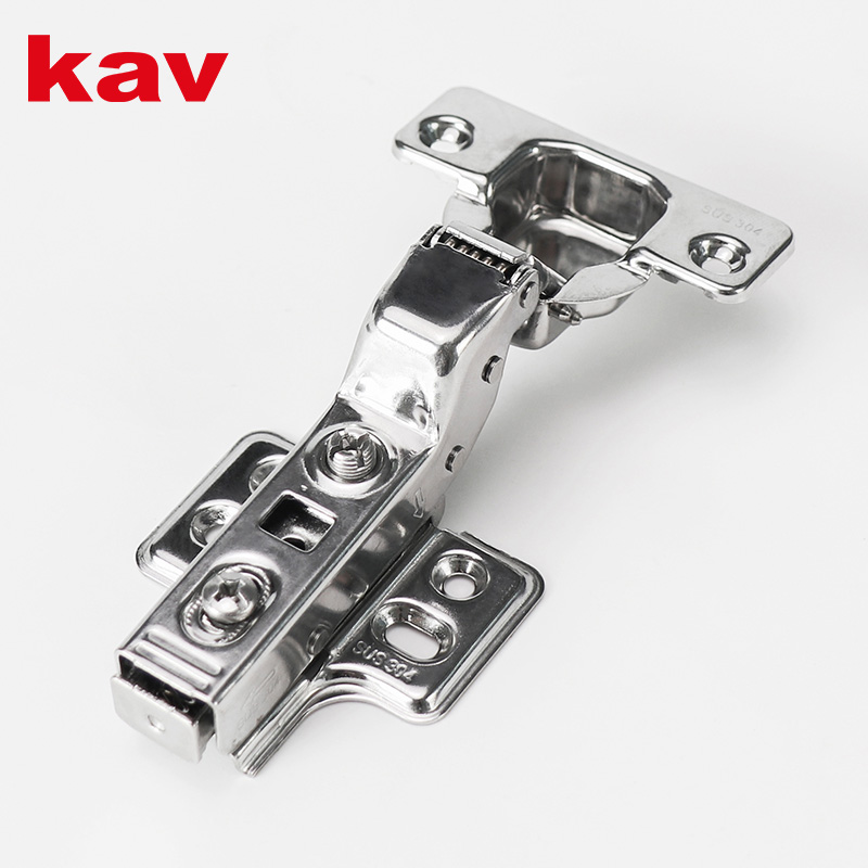 EDK304H 304 Stainless Steel Cabinet Wardrobe Door Hinges for Kitchen Furniture