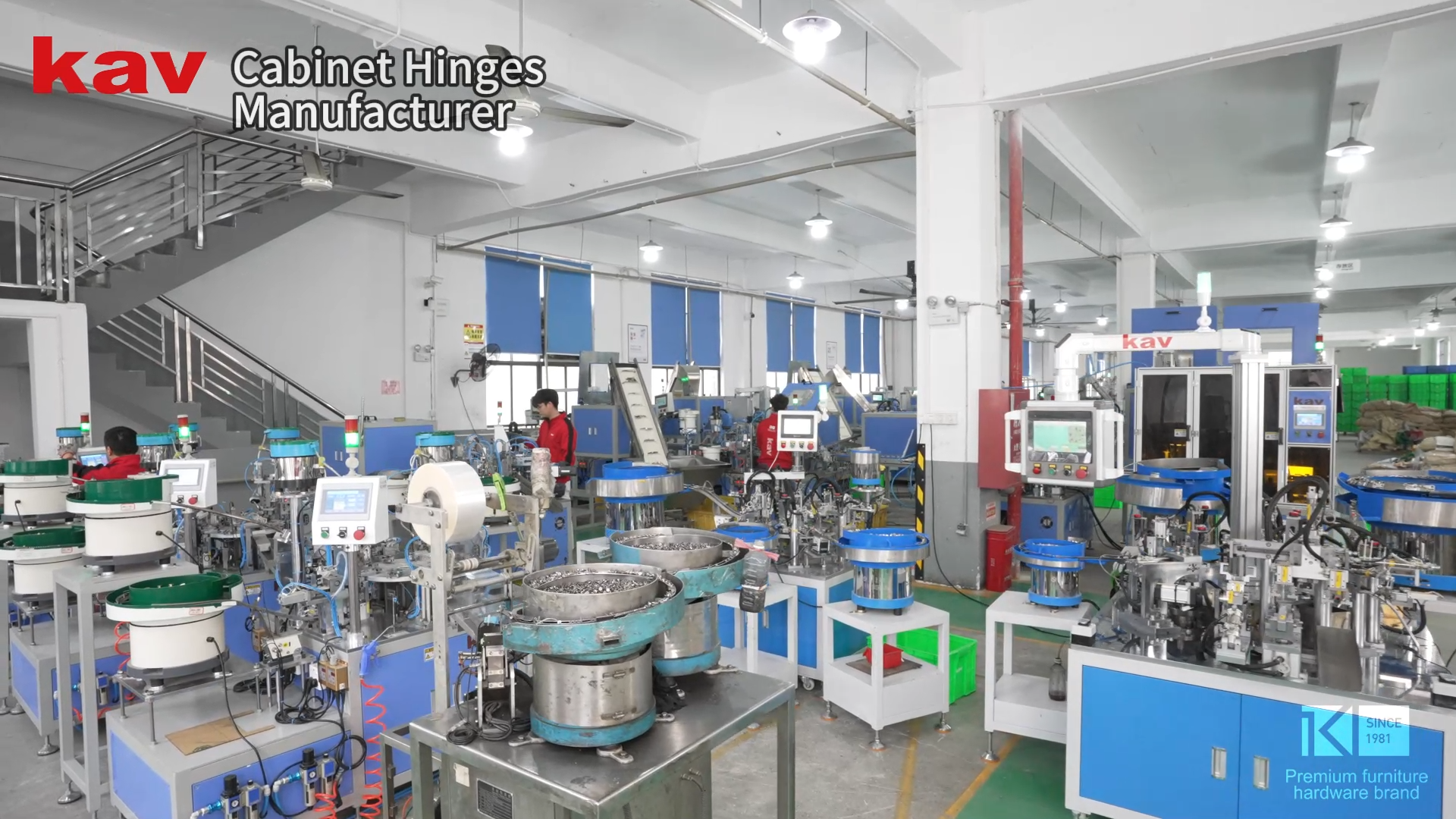 How Cabinet Hinges Are Made | Inside the kav Super Factory