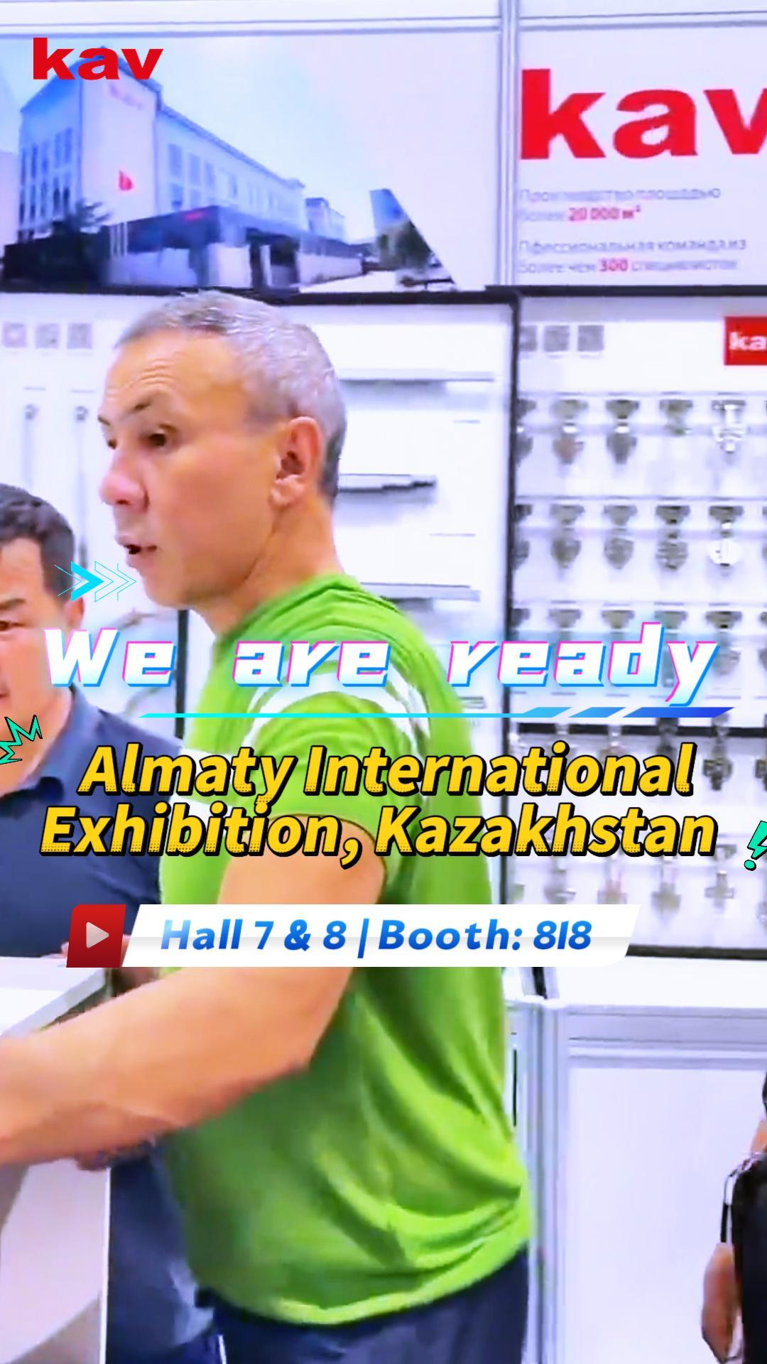 We are ready! Hello Almaty, Kazakhstan!