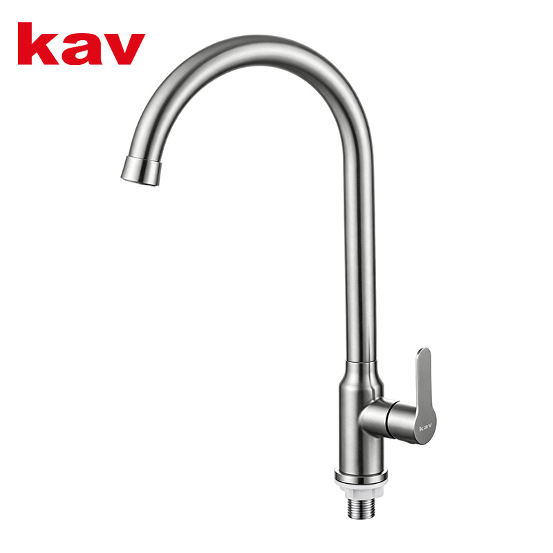 AF-Southeast Asia style Anti-Rust 304 Stainless Steel Pull-Out Kitchen Faucet Hi