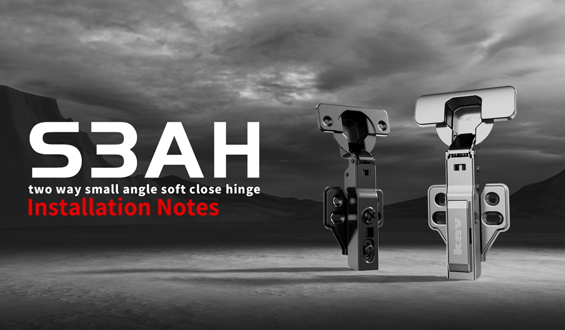 S3AH – Two-Way Small Angle Soft Close Hinge